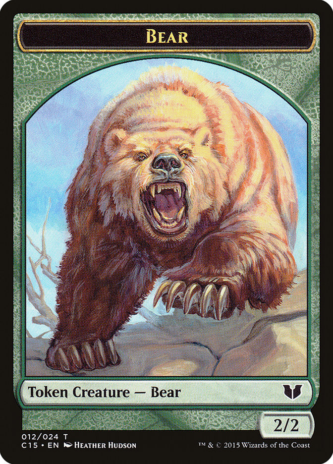 Bear (C15-012) - Commander 2015 Tokens