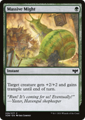 Massive Might (VOW-208) - Innistrad: Crimson Vow Foil