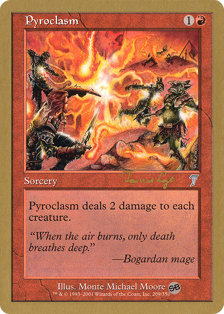 Pyroclasm (WCD-TVDL209SB) - World Championship Decks 2001