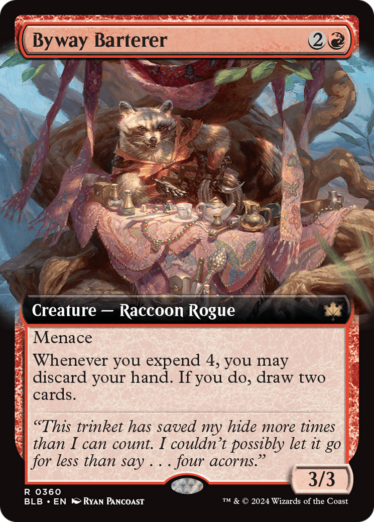 Byway Barterer (BLB-360) - Bloomburrow: (Extended Art) Foil