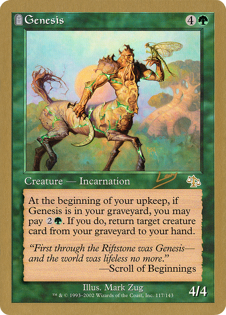 Genesis (WCD-RL117) - World Championship Decks 2002