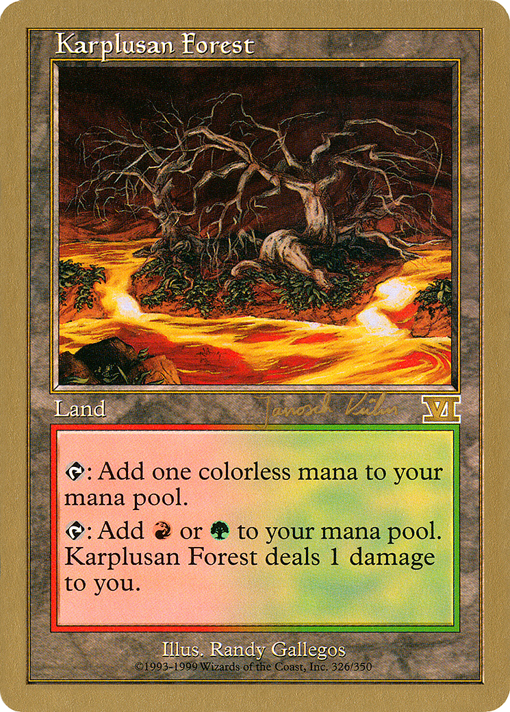 Karplusan Forest (WCD-) - World Championship Decks 2000