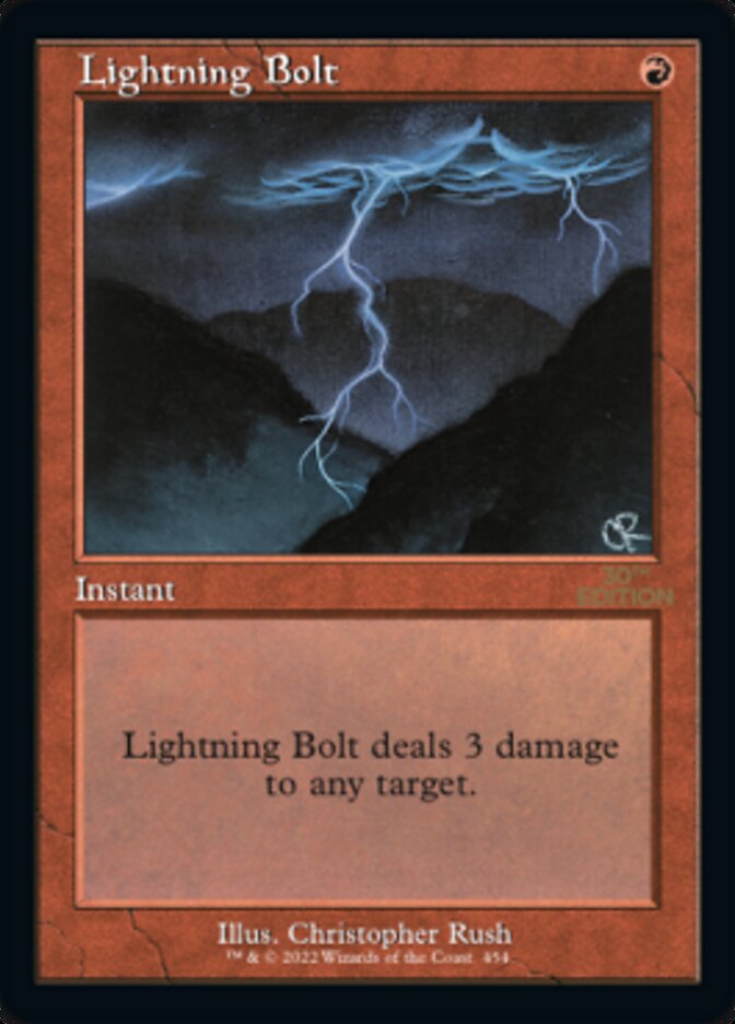 Lightning Bolt (Retro Frame) (30A-454) - 30th Anniversary Edition