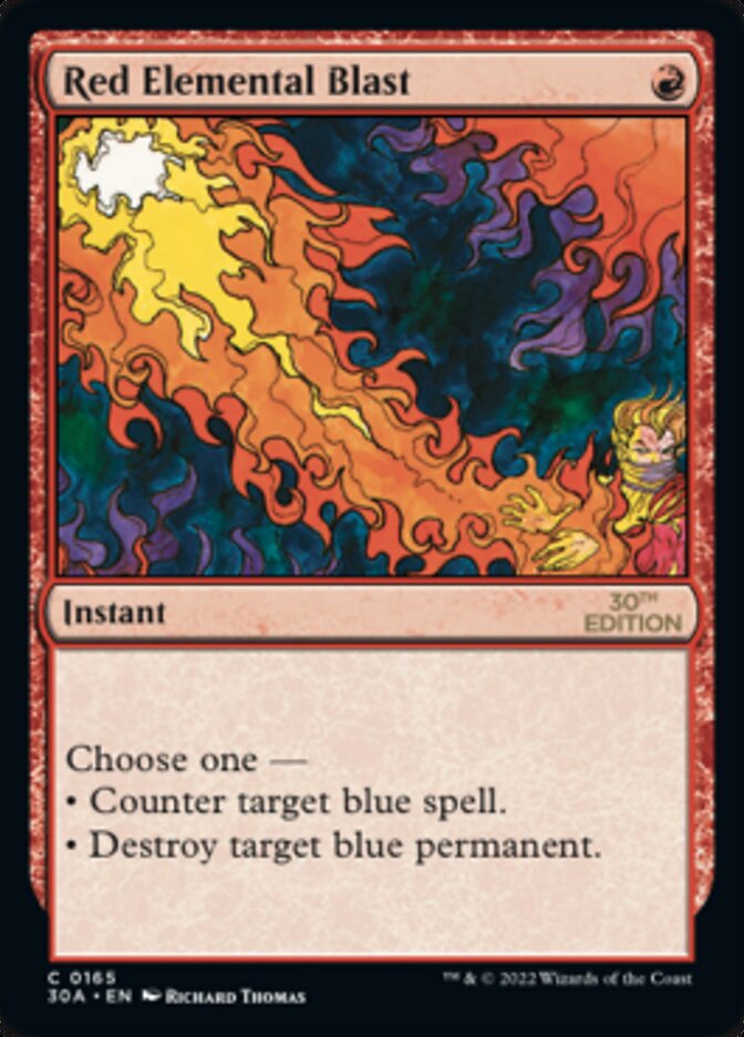 Red Elemental Blast (30A-165) - 30th Anniversary Edition