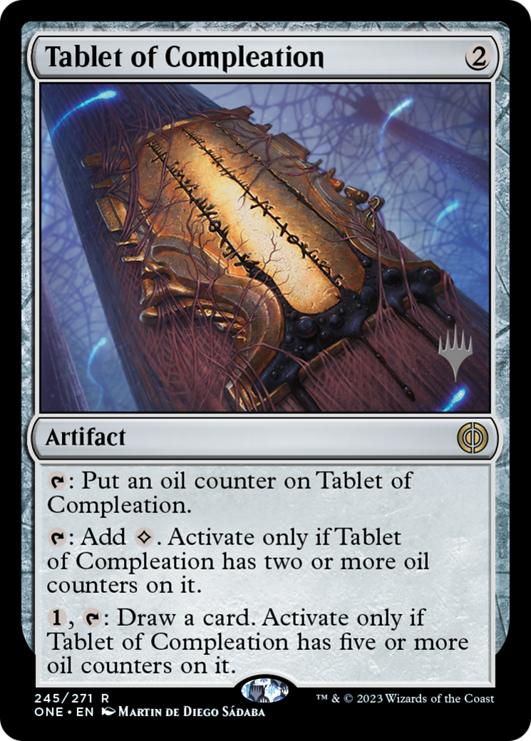 Tablet of Compleation (PPONE-245P) - Phyrexia: All Will Be One Promos