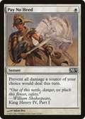 Pay No Heed (M14-027) - Magic 2014 Foil