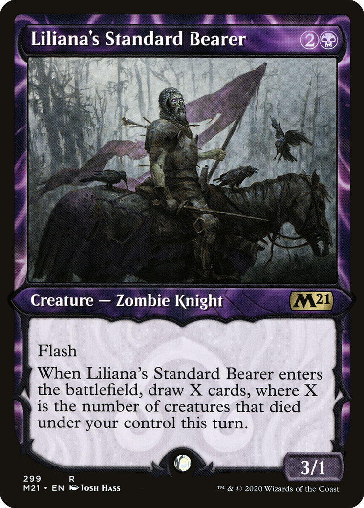 Liliana's Standard Bearer (M21-299) - Core Set 2021: (Showcase)