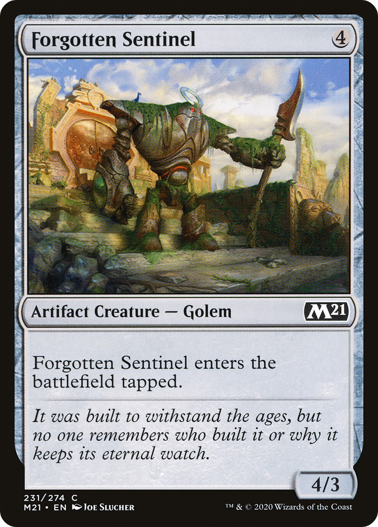 Forgotten Sentinel (M21-231) - Core Set 2021 Foil