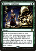 Dubious Challenge (PRE-152S) - Kaladesh Promos Foil
