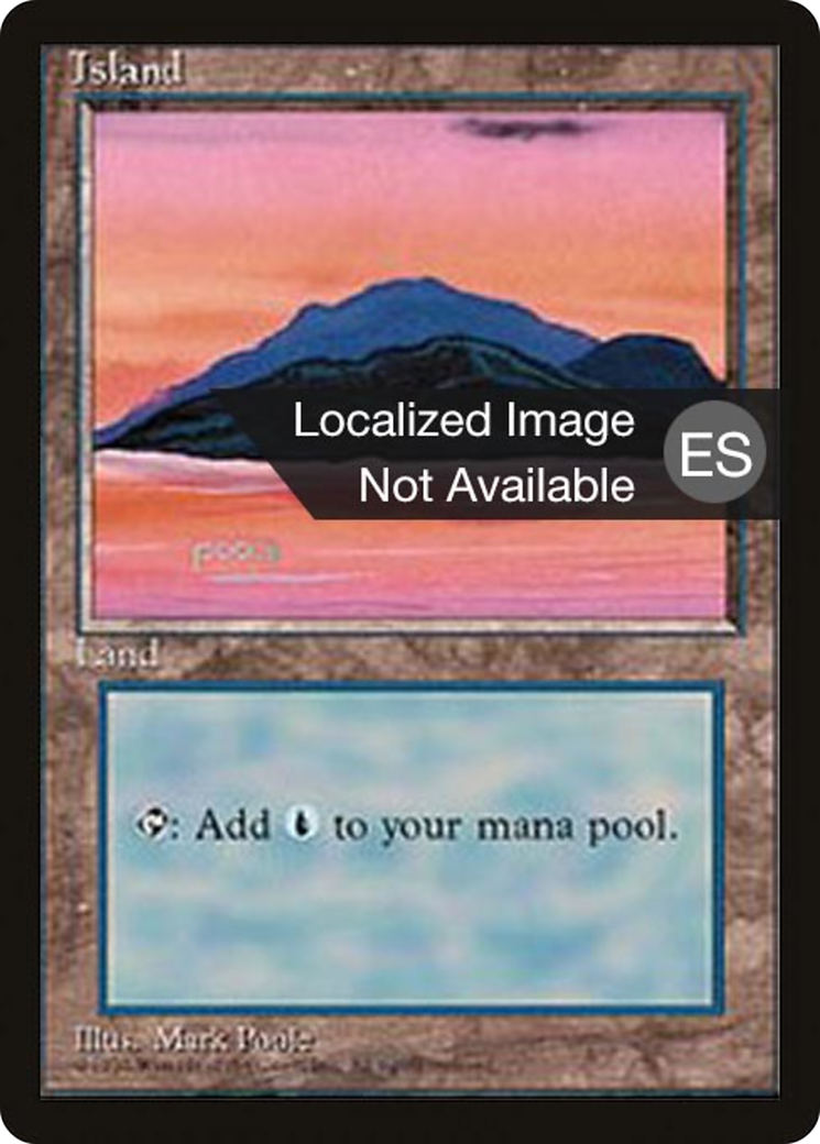 Island (4BB-180) - Fourth Edition Foreign Black Border