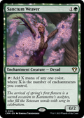 Sanctum Weaver (CMM-910) - Commander Masters: (enchantment)