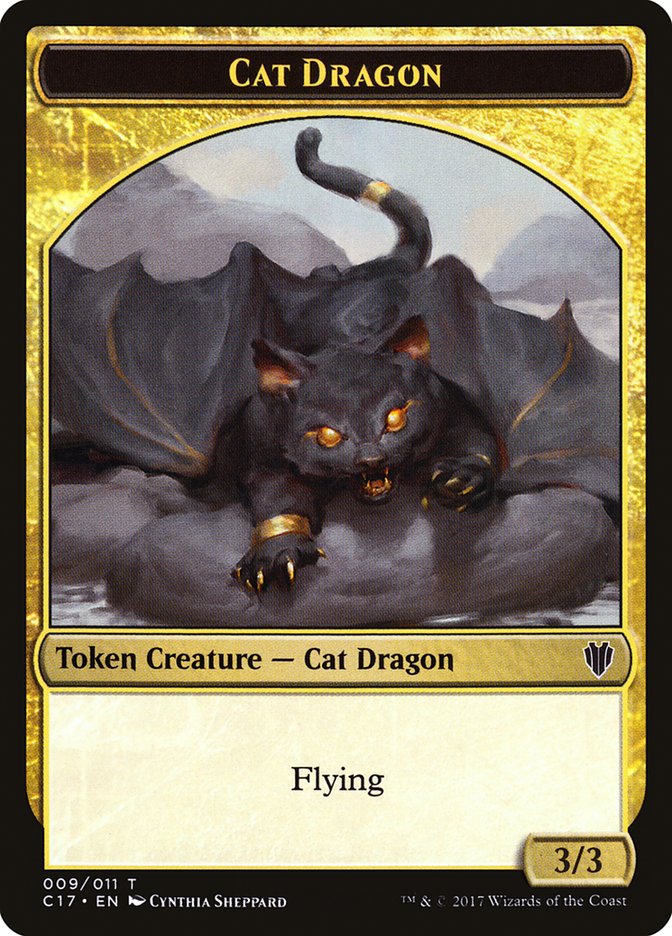 Cat Dragon (C17-009) - Commander 2017 Tokens