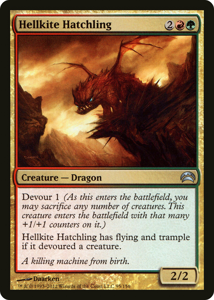 Hellkite Hatchling (PC2-095) - Planechase 2012 Foil