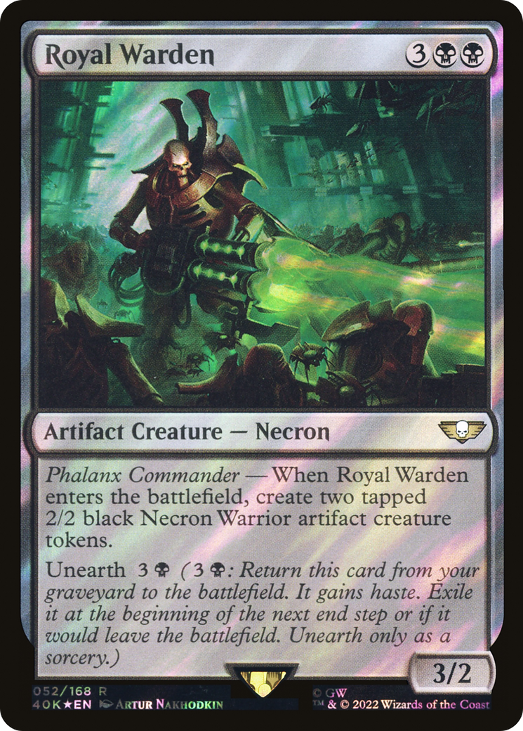 Royal Warden (40K-52★) - Warhammer 40,000 Commander Foil