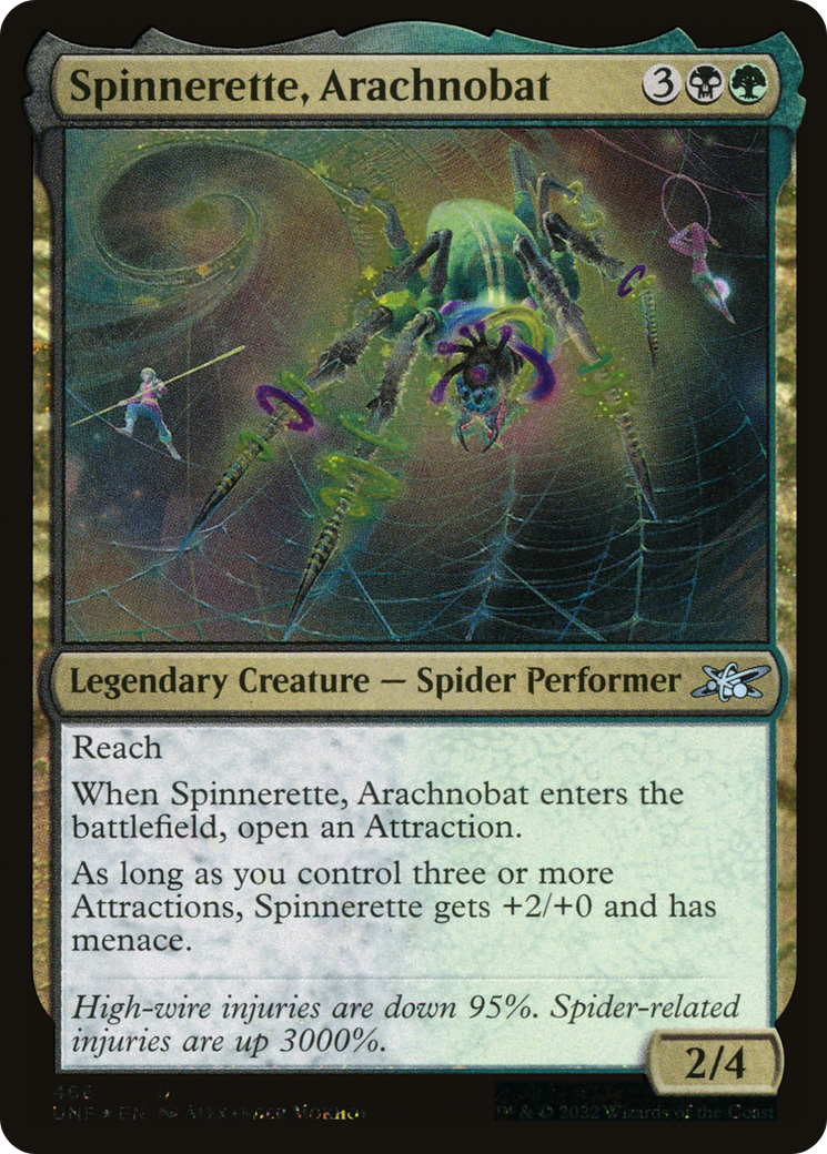 Spinnerette, Arachnobat (UNF-466) - Unfinity Foil