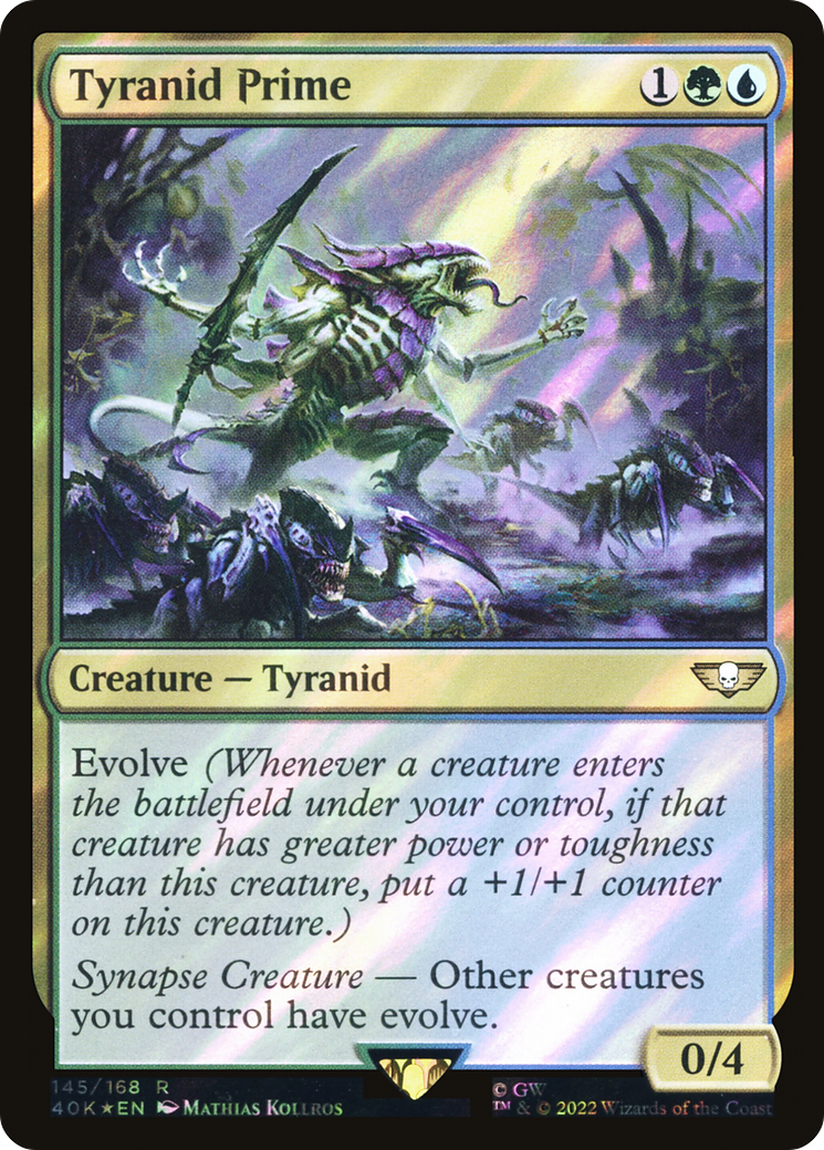 Tyranid Prime (40K-145) - Warhammer 40,000 Commander Foil