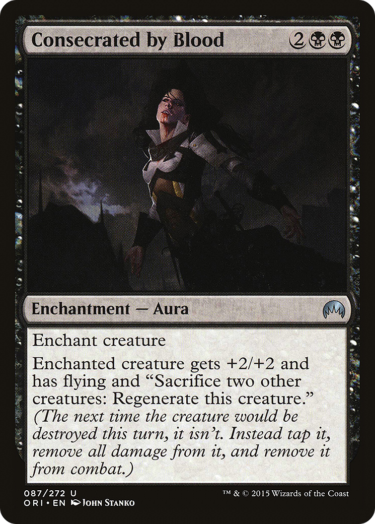Consecrated by Blood (ORI-087) - Magic Origins Foil