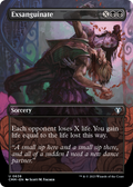 Exsanguinate (CMM-638) - Commander Masters (Borderless) Foil