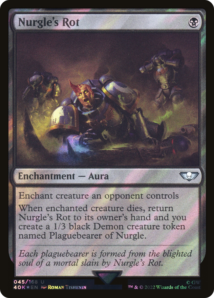 Nurgle's Rot (40K-45★) - Warhammer 40,000 Commander Foil