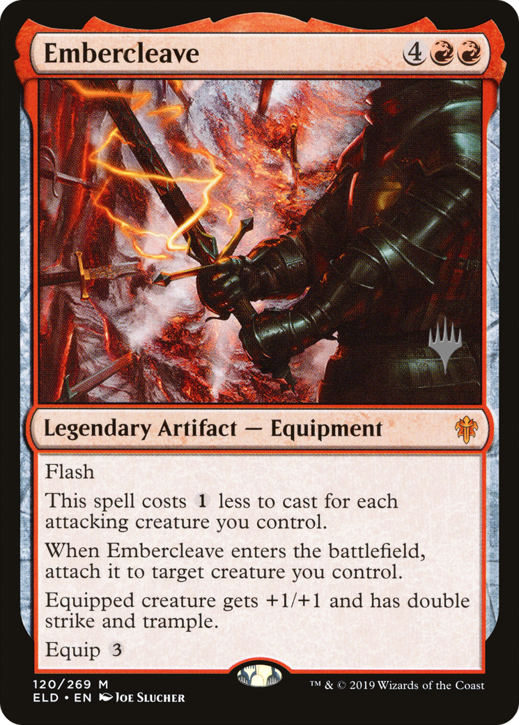 Embercleave (PPELD-120P) - Throne of Eldraine Promos