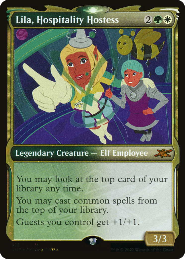 Lila, Hospitality Hostess (UNF-513) - Unfinity: (Showcase) Foil