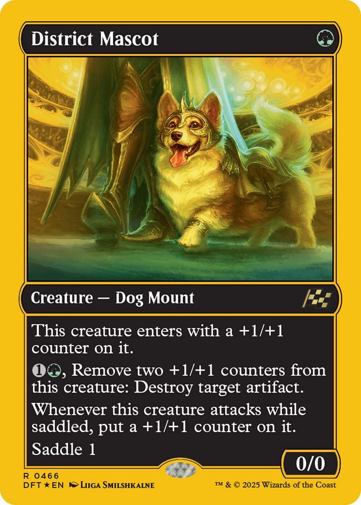 District Mascot (DFT-466) - Aetherdrift Foil