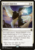 Regna's Sanction (BBD-030) - Battlebond Foil
