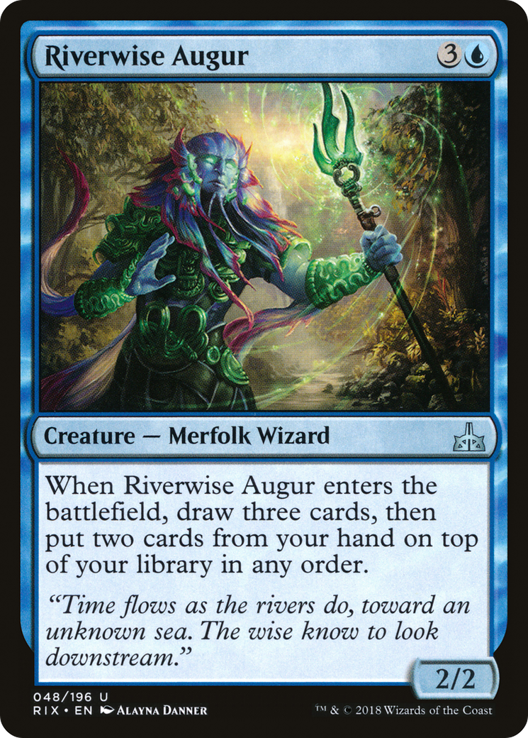 Riverwise Augur (RIX-048) - Rivals of Ixalan Foil