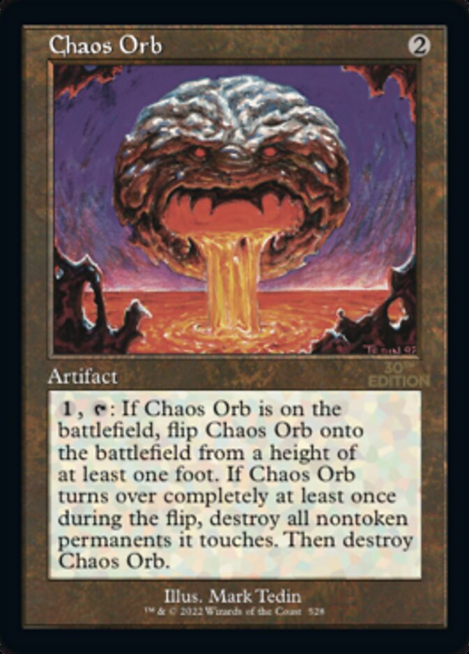 Chaos Orb (Retro Frame) (30A-528) - 30th Anniversary Edition