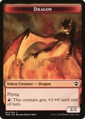Dragon (CMR-007) - Commander Legends Tokens Foil