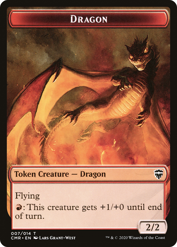 Dragon (CMR-007) - Commander Legends Tokens Foil