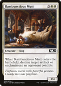Rambunctious Mutt (M21-030) - Core Set 2021 Foil