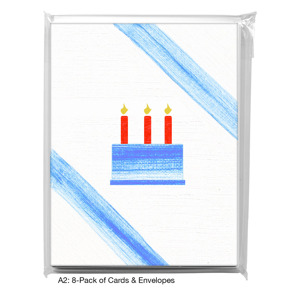 Flag of Chicago, Greeting Card (#8736DA)