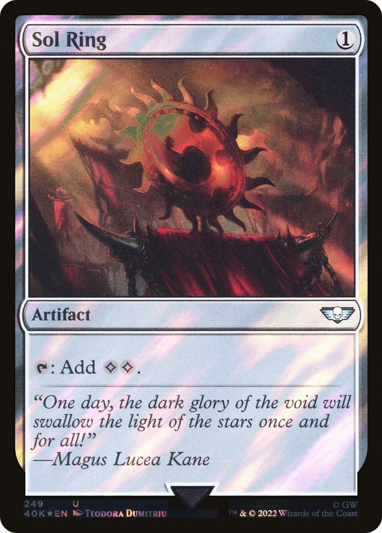 Sol Ring (40K-249★) - Warhammer 40,000 Commander Foil