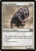Siege Mastodon (M14-034) - Magic 2014 Foil