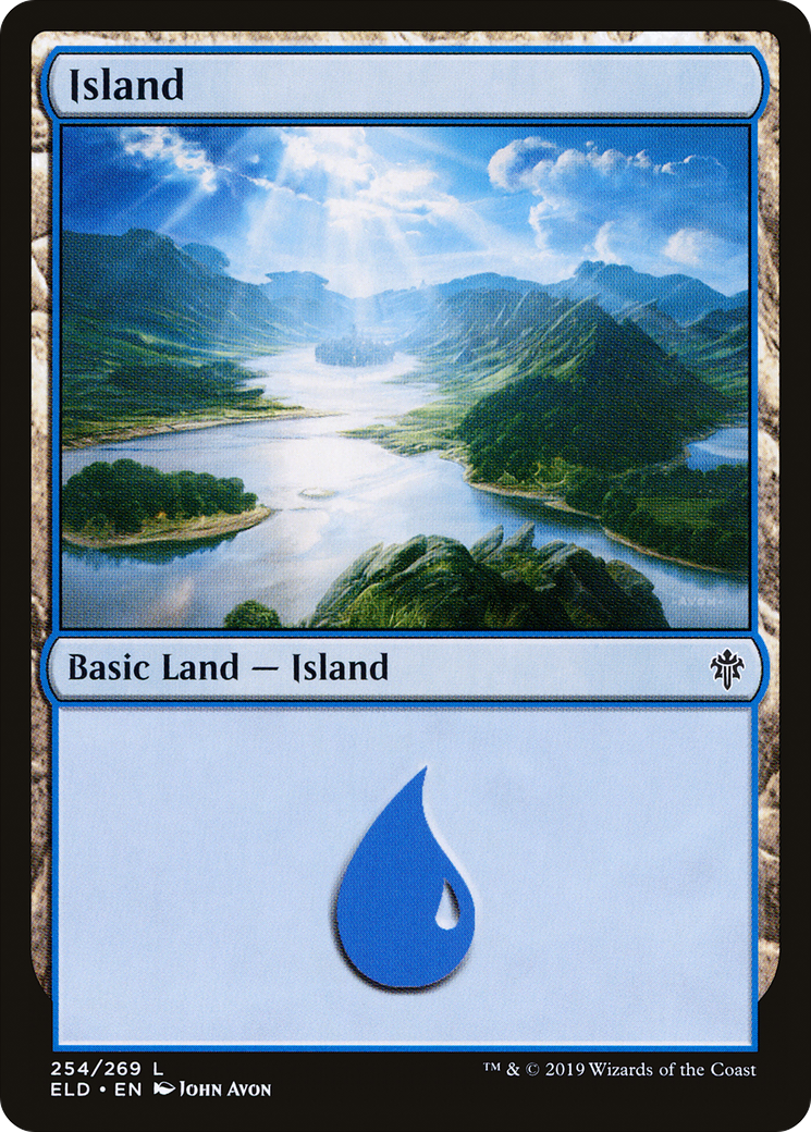 Island (ELD-254) - Throne of Eldraine Foil
