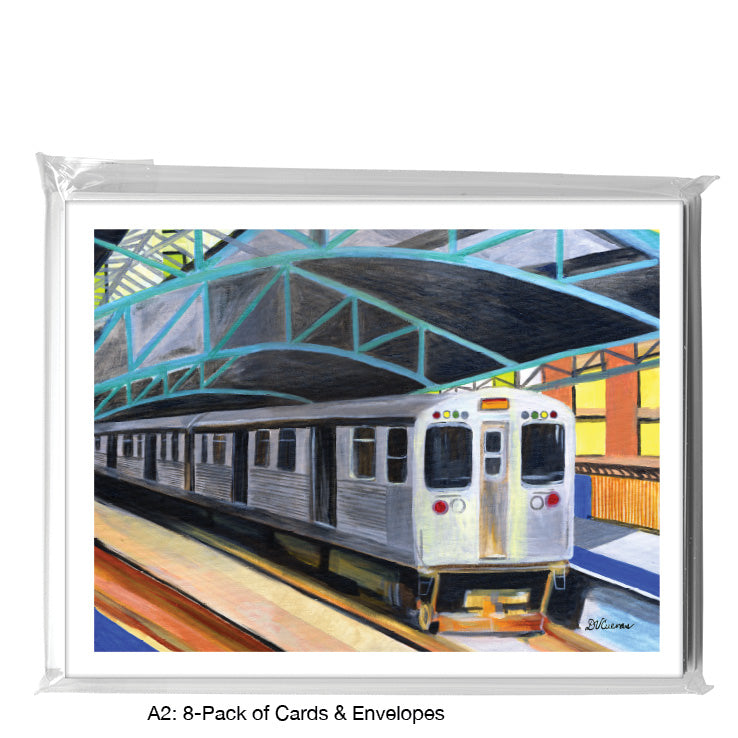 State & Van Buren, Chicago, Greeting Card (#7244F)