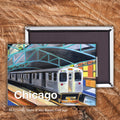 State & Van Buren, Chicago, Magnet (M-7244F)
