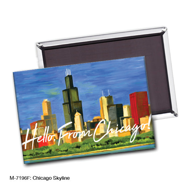 Chicago Skyline, Magnet (M-7196F)