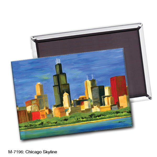 Chicago Skyline, Magnet (M-7196A)