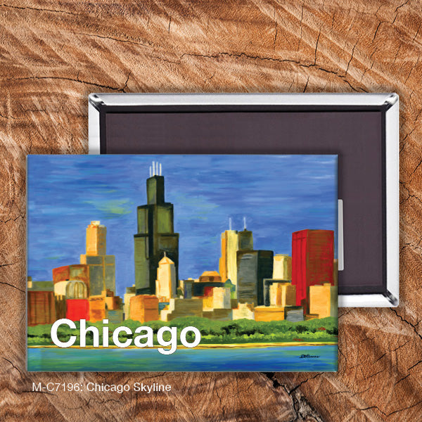Chicago Skyline, Magnet (M-7196A)