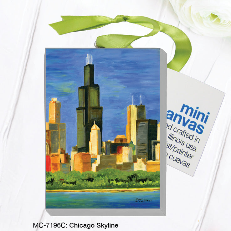 Chicago Skyline, Mini Canvas (MC-7196C)