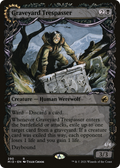 Graveyard Trespasser // Graveyard Glutton (MID-290) - Innistrad: Midnight Hunt: (Showcase, Double Faced Transform)