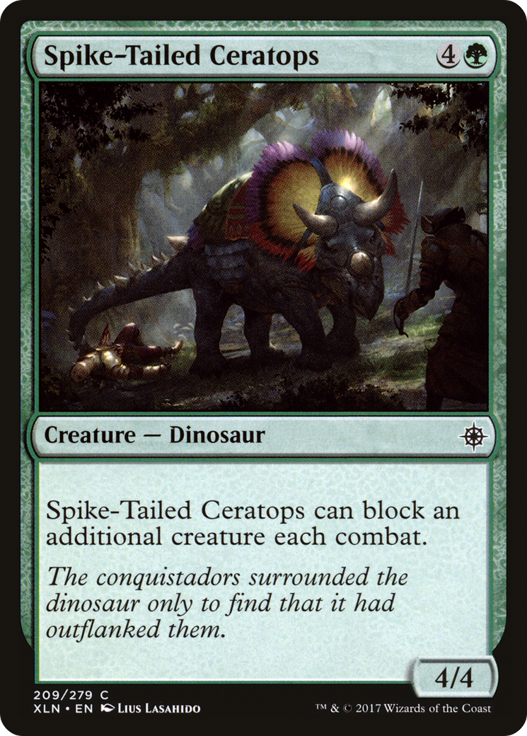 Spike-Tailed Ceratops (XLN-209) - Ixalan Foil