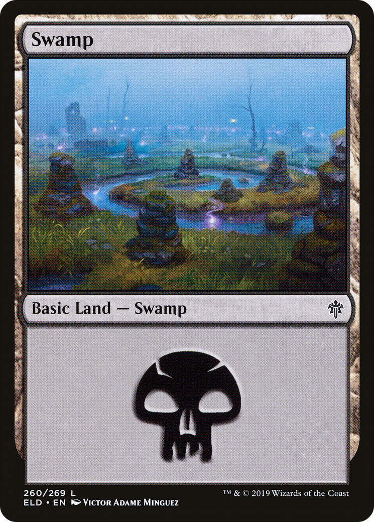 Swamp (ELD-260) - Throne of Eldraine Foil