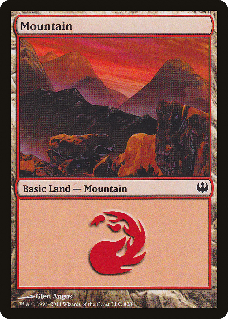 Mountain (DDG-080) - Duel Decks: Knights vs. Dragons