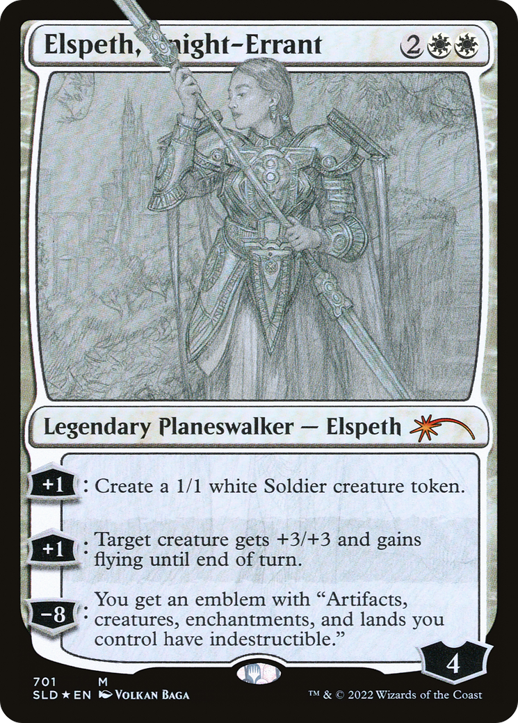 Elspeth, Knight-Errant (SLD-701) - Secret Lair Drop