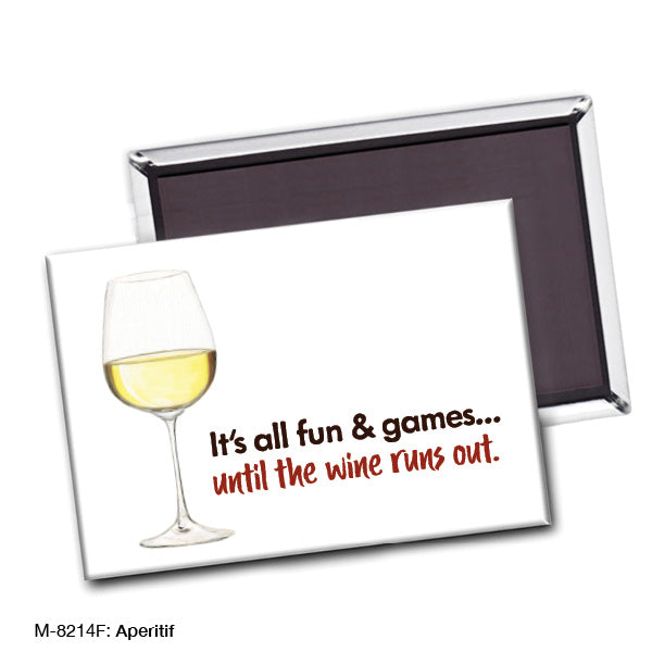 Aperitif Wine, Magnet (M-8214F)