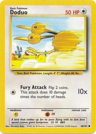Doduo 048/102 - Base Set