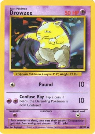 Drowzee 049/102 - Base Set